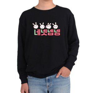 맨투맨 아기토기 yes 네넷넵넹 오케이 다양한색상 전사이즈