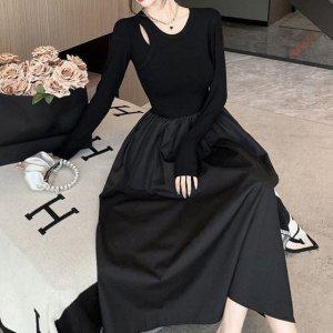 반팔원피스 니트원피스 파티 카라원피스 여성치마