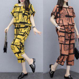 냉장고 홈웨어 엄마옷 여름 빅사이즈 쿨 원피스