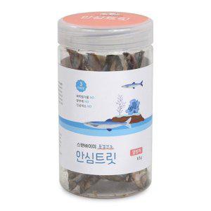 JMds 스텐바이미 강아지 건조간식 동결건조 안심트릿 열빙어 65g