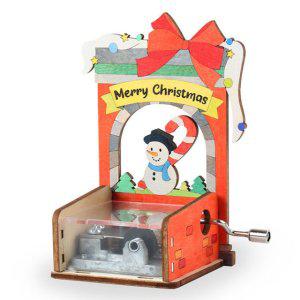 JMds 영공방 오르골만들기 DIY 수동 오르골 크리스마스 벽난로 (YM86245)