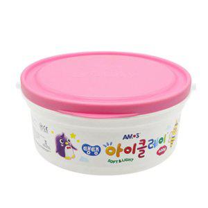 JMds 아모스 탱탱 아이클레이 대용량 버킷 400g (분홍)