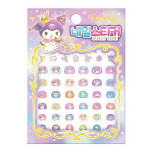 JMds 학산문화사 산리오캐릭터즈 쿠로미 네일스티커 스윗타임