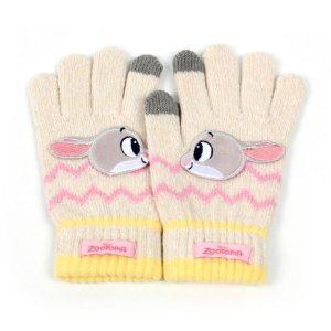 JMds 성창FNG 주토피아 주디 지그재그 니트장갑