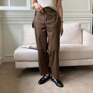 와이드팬츠 조거팬츠 세미 배기핏 도네티 여성반