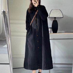정장원피스 데일리용 내추럴 롱데님원피스 트렌디