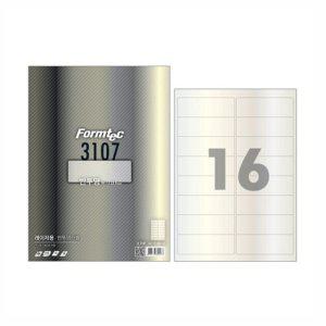 폼텍 라벨지 LC-3107 16칸 반투명 권(1개입)