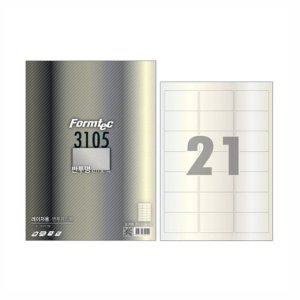 폼텍 라벨지 LC-3105 21칸 반투명 권(1개입)