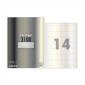 폼텍 라벨지 LC-3108 14칸 반투명 권(1개입)