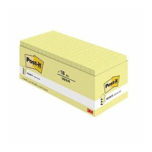 3M 포스트잇 노트 대용량팩 654-18 노랑 KR330-18Y 18패드 개(1개입)