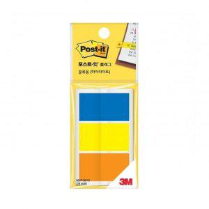 3M 포스트잇 플래그 3색 680T-3BYO 인덱스탭 44mmx25m.하이라이트 갑(20개입)
