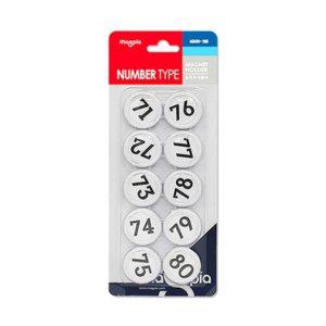 마그피아 숫자 자석홀더 MMN-100 71-80 35mm 판(1개입)