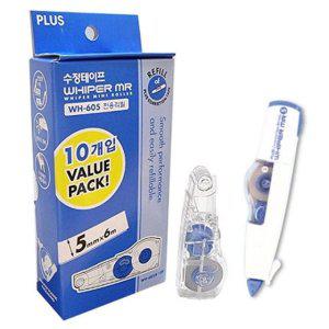 플러스 수정테이프 리필 WH-605R-10P 10개입 5mmx6m 개(1개입)