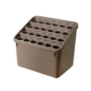 다모아 우산꽂이 24구 대용량 우산보관함 브라운 개(1개입)