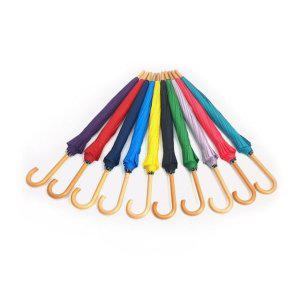 발렌타인 장우산 우드곡자 색상랜덤 55cmx14k 개(1개입)