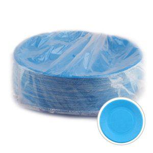 유니아트 칼라종이접시 100개입 파랑 개(1개입)