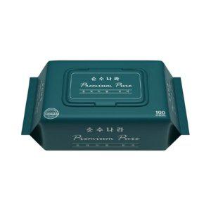 순수나라 프리미엄 물티슈 100매 320g 박스(20개입)