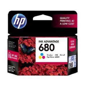 HP 정품잉크 NO.680 F6V26AA 칼라 150매 개(1개입)