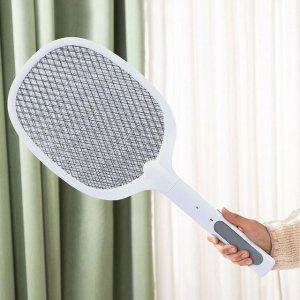 LED 모기 퇴치기 원버튼 모기채 방지 트랩 SWH-100