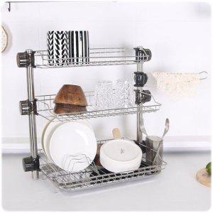 3단 식기건조대 주방 정리대 물빠짐 식기거치대 설거지 용품