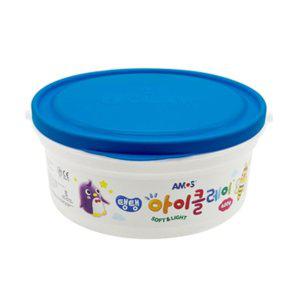 아모스 23000 탱탱아이클레이 400g 파랑 점토 버켓 통(1개입)