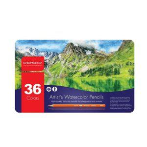 26900 세르지오 수채색연필 36색 갑(4개입)