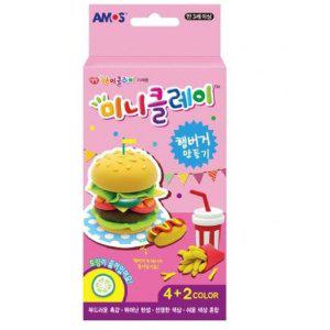 아모스 3500 미니클레이 햄버거만들기 갑(12개입)