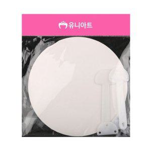 유니아트 1500 튼튼부채만들기 흰색 2개입 팩(10개입)