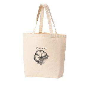 에코백 토트백 크로와상 빵 베이커리 카페 다양한색상 전사이즈