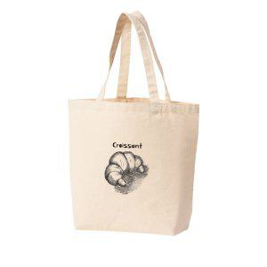 에코백 토트백 크로와상 CROISSANT 빵 다양한색상 전사이즈