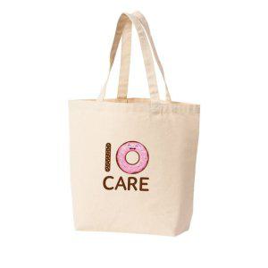 에코백 토트백 I CARE 도넛 빵 카페 커피 다양한색상 전사이즈