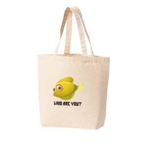 에코백 토트백 열대어 물고기 WHO ARE YOU 다양한색상 전사이즈