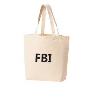 에코백 토트백 FBI 연방수사관 미국 영문자 다양한색상 전사이즈