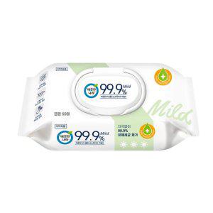 깨끗한나라 물티슈 SWT-ANT0036A 클린손소독티슈 마일드캡60매 24개