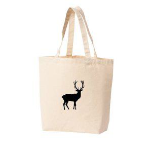 에코백 토트백 사슴 deer 사냥 숲속 사슴뿔 다양한색상 전사이즈