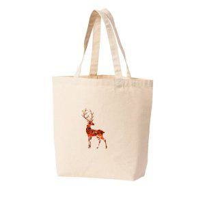 에코백 토트백 붉은 사슴 deer 사슴뿔 사냥 다양한색상 전사이즈