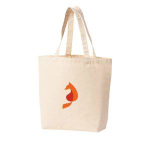 에코백 토트백 여우 로고 fox logo 구미호 다양한색상 전사이즈