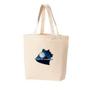 에코백 토트백 곰 보름달 베어 bear moon 다양한색상 전사이즈