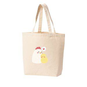 에코백 토트백 닭과 병아리 가족 chicken 다양한색상 전사이즈