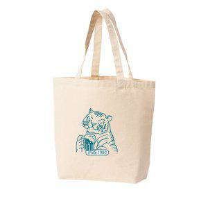 에코백 토트백 호랑이 맥주 beer 한잔 tiger 다양한색상 전사이즈