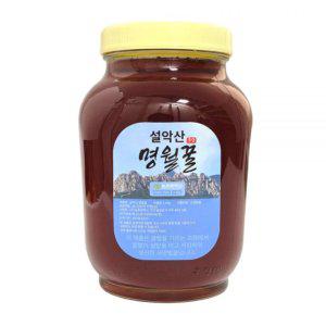 설악산 명월꿀 사양 밤나무꿀 2.4kg