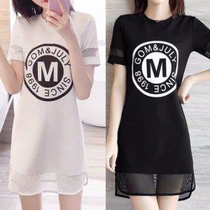 망사 프릴원피스 밑단 여자원피스 여성스커트 영