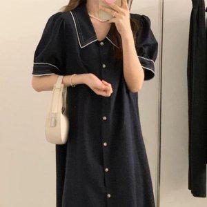 반팔원피스 린넨원피스 여성원피스 데일리원피스
