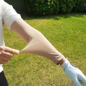 토시 운전 살색팔 살색 스포츠 티안나는 팔 스