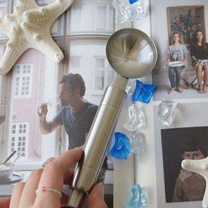 이중사이즈스푼 히카리 양쪽화채스푼 2가지크기 화채 히카리화채