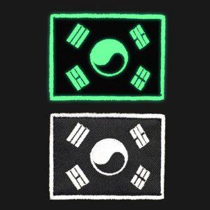 패치 야광태극기 자수 야광태극기자수 자수패치