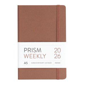 다이어리 A5 위클리 프리즘 스케줄러 날짜형 모카무스