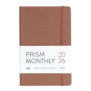 다이어리 2026 프리즘 A5 월간 스케줄러 노트 날짜형 모카무스