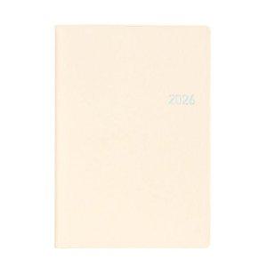 다이어리 양장 플래너 2026 연간 일정 관리 수첩 베이지색 월간 계획지