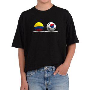 기능성 반팔티셔츠 콜롬비아 한국 국기 보고타그림 다양한색상 전사이즈